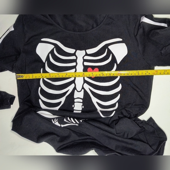 Free Soul Glow In The Dark Maternity Mama And Baby Skeleton Long Sleeve Tee M - Picture 6 of 9